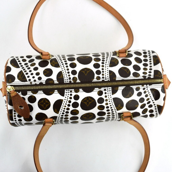 Louis Vuitton Yayoi Kusama Papillon GM Monogram Pumpkin Dot - Picture 13 of 16
